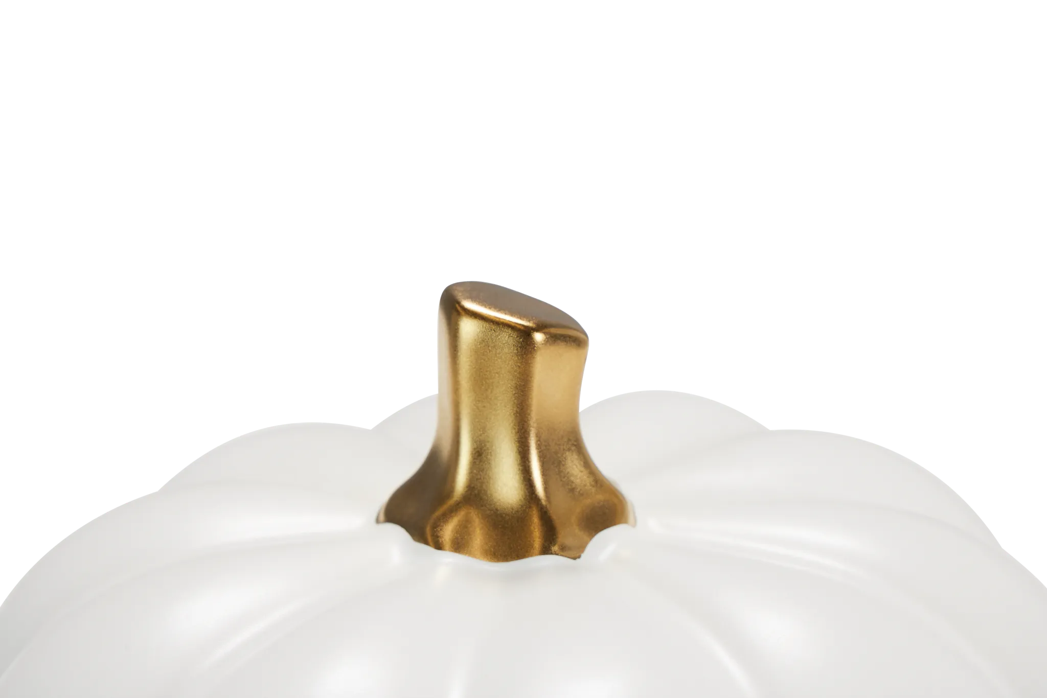 Pumpkin White Medium Tabletop Accessory