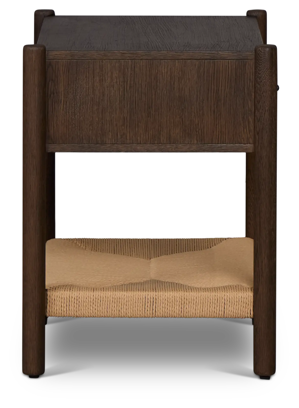 Santorini Dark Tone Woven Nightstand Santorini Dark Tone Woven Nightstand