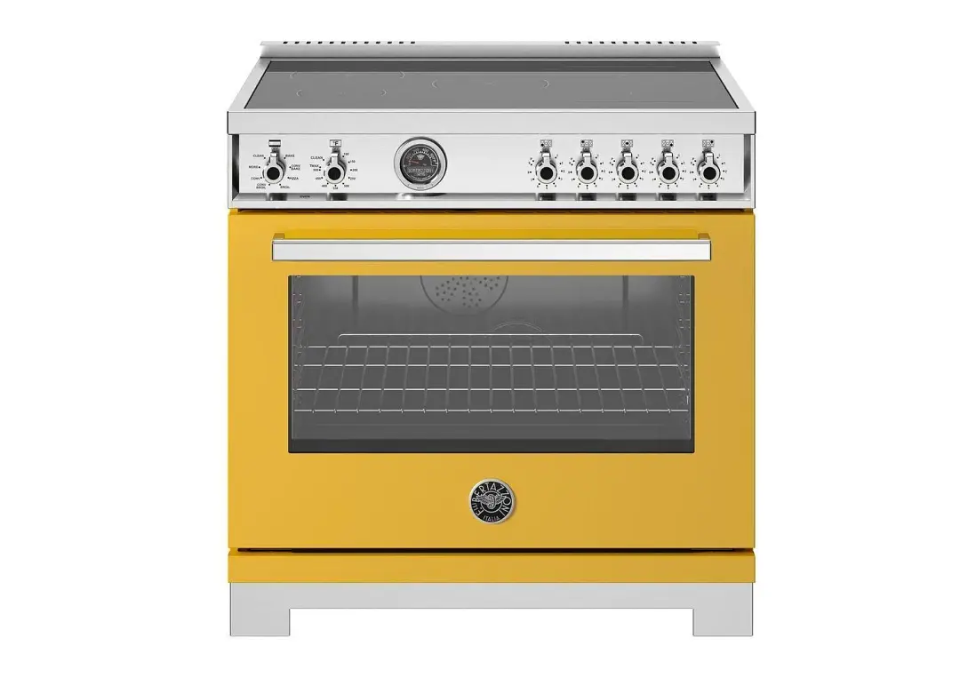 Bertazzoni 365 Series Yellow 36" Induction Range Bertazzoni 365 Series Yellow 36" Induction Range