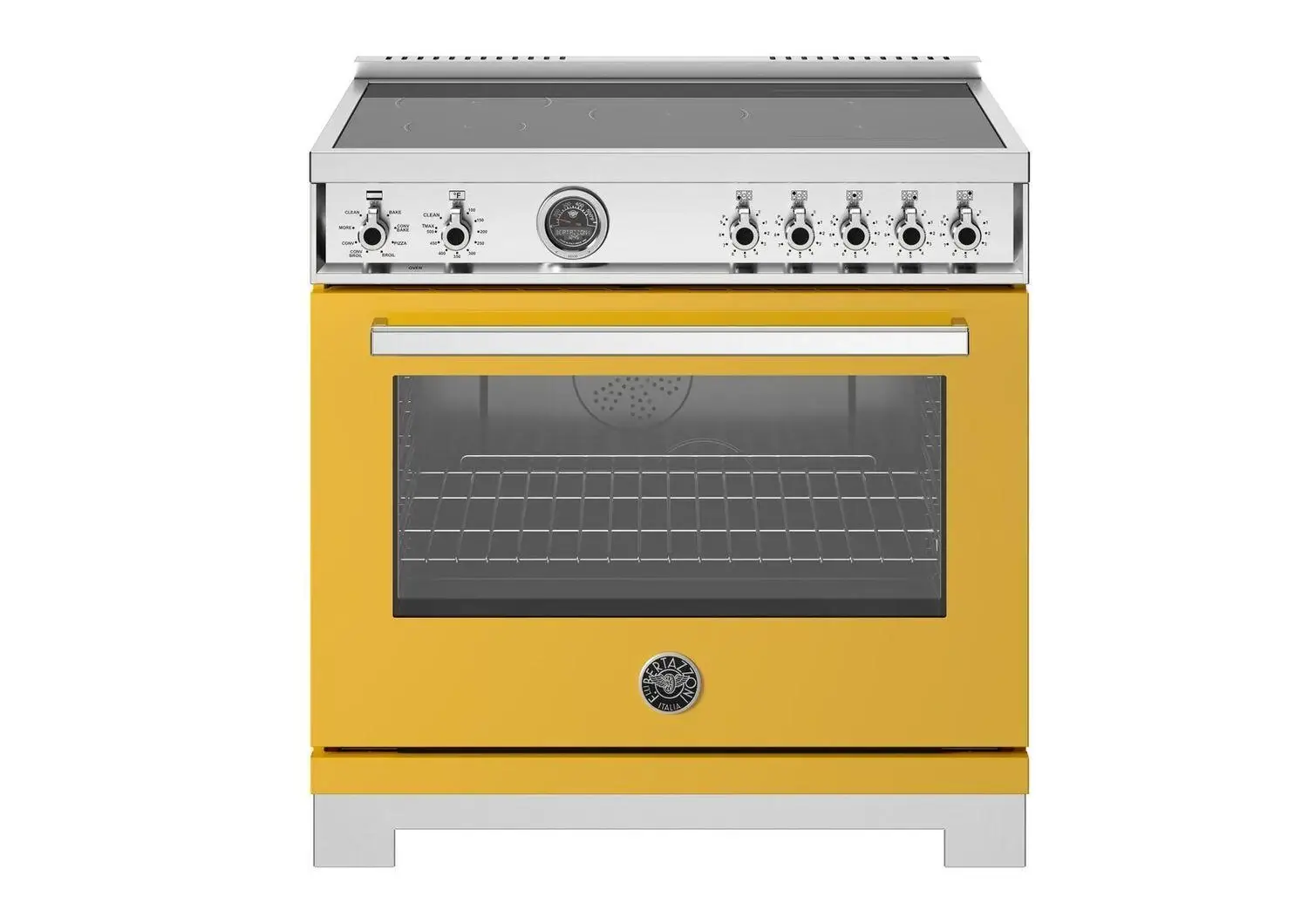 Bertazzoni 365 Series Yellow 36" Induction Range Bertazzoni 365 Series Yellow 36" Induction Range