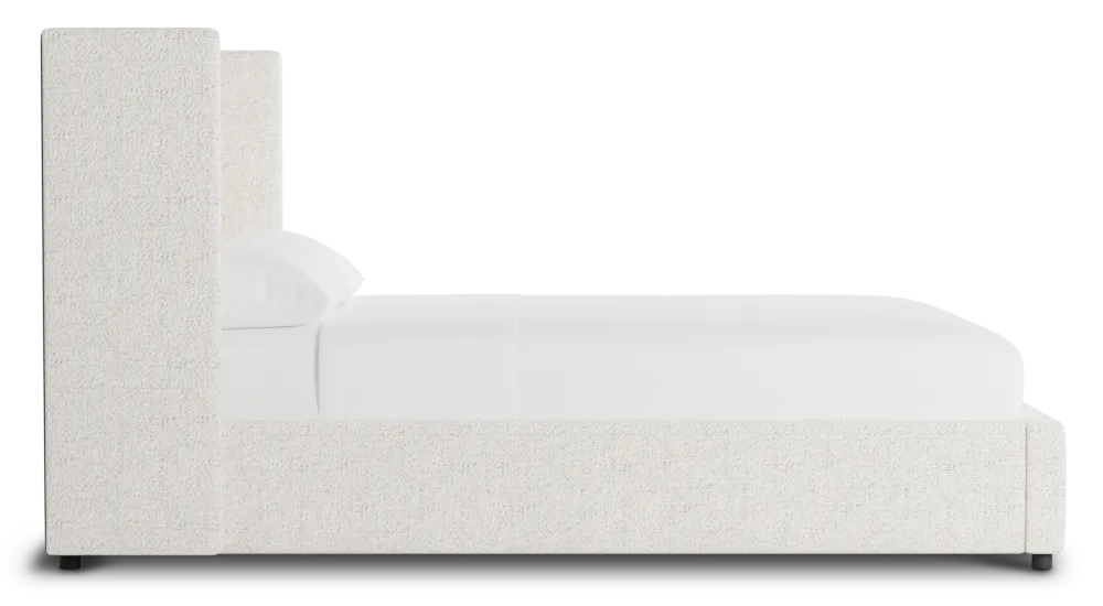 Captiva Natural Beauty Beige 48" Upholstered Shelter Bed