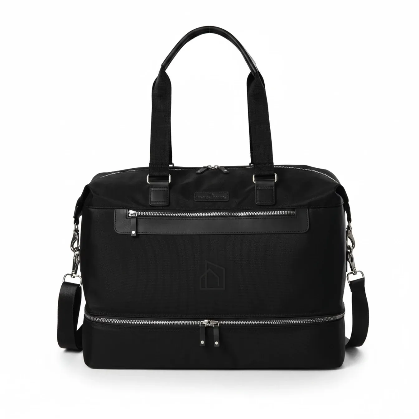 CITY HOME Black Weekender Duffel Bag