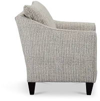 Webcam Gray Fabric Accent Chair