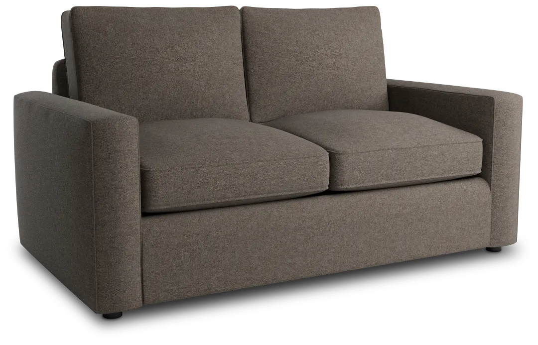 Siesta Elite Brown Fabric Loveseat