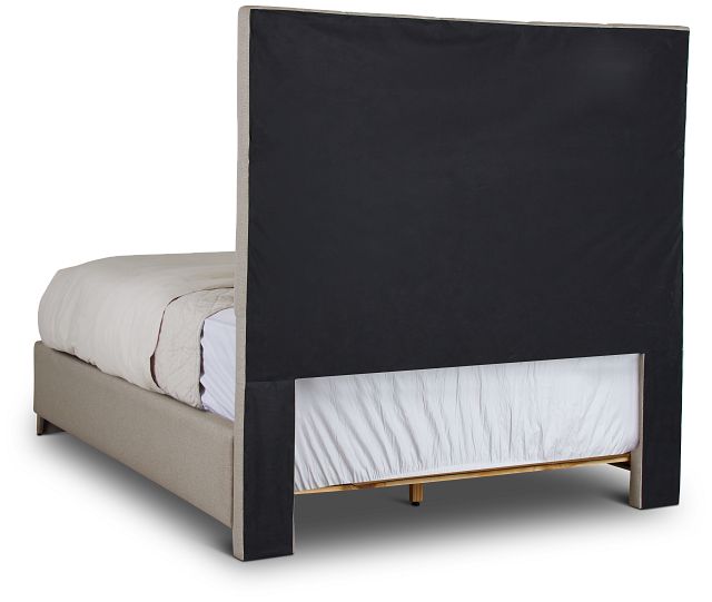 Caldwell Light Tone Uph Platform Bed