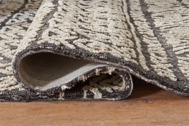 Holdner Black 8x10 Area Rug