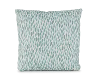 Lotus Light Blue 18" Indoor/outdoor Square Accent Pillow