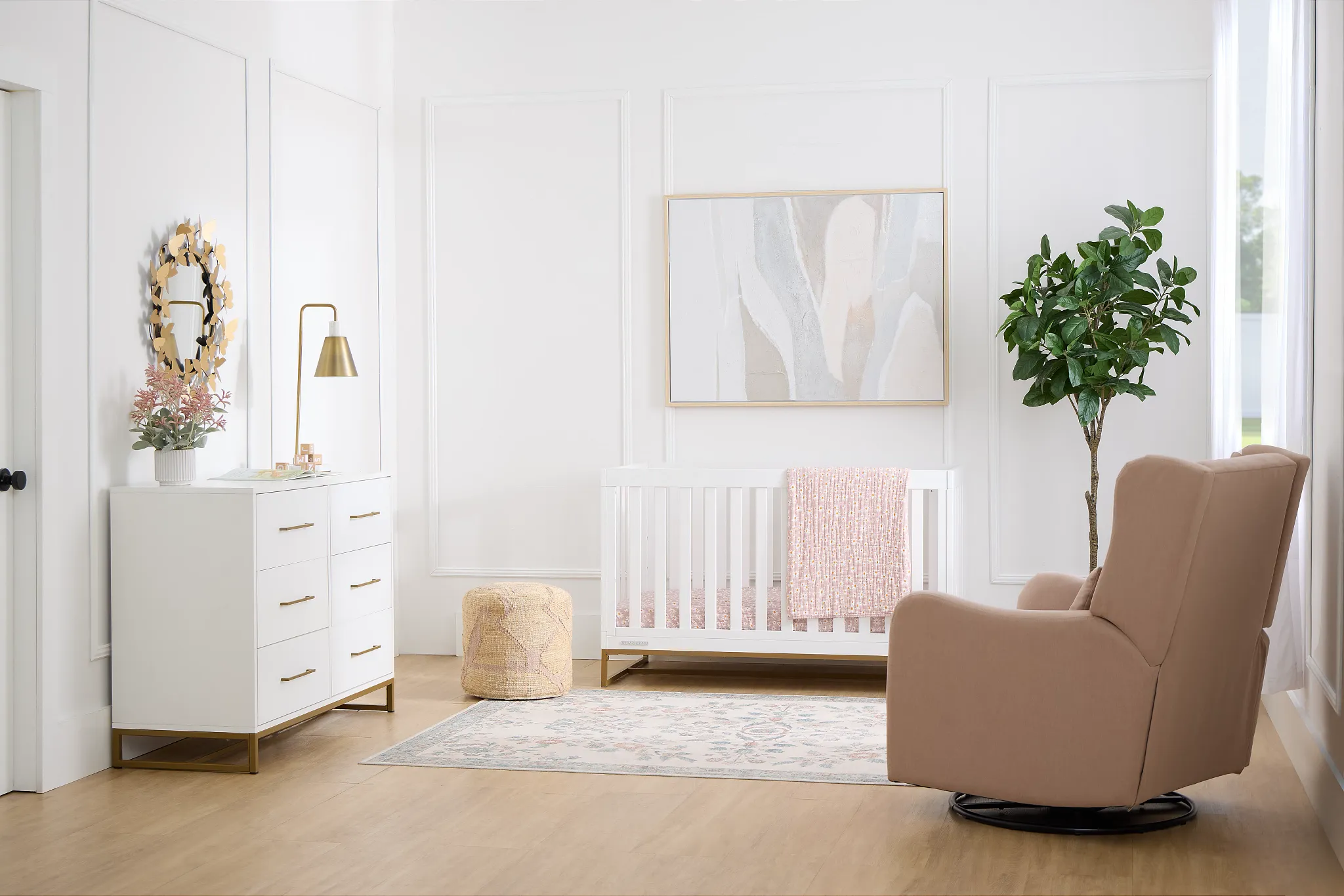 Kate White 2-in-1 Crib