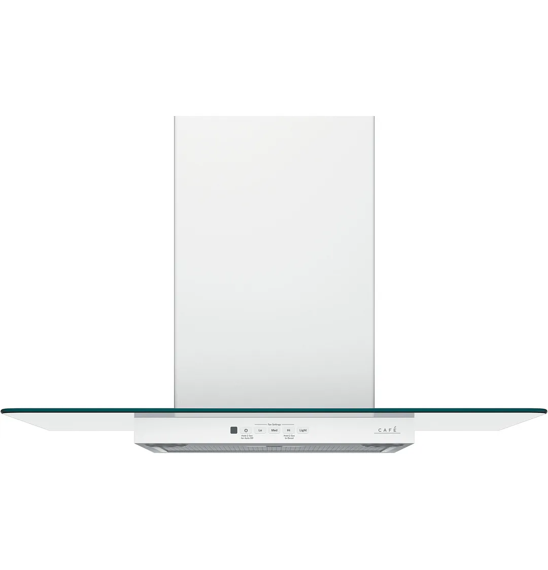 Cafe 73014 Series White 30" Wall Mount Canopy Hood