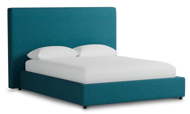 Grayton Elite Teal 54" Upholstered Platform Bed