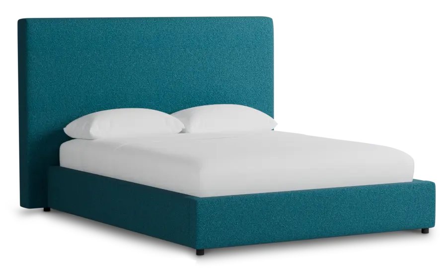 Grayton Elite Teal 54" Upholstered Platform Bed Grayton Elite Teal 54" Upholstered Platform Bed