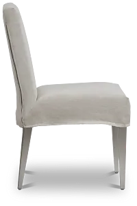 Jett Gray Slipcover Side Chair
