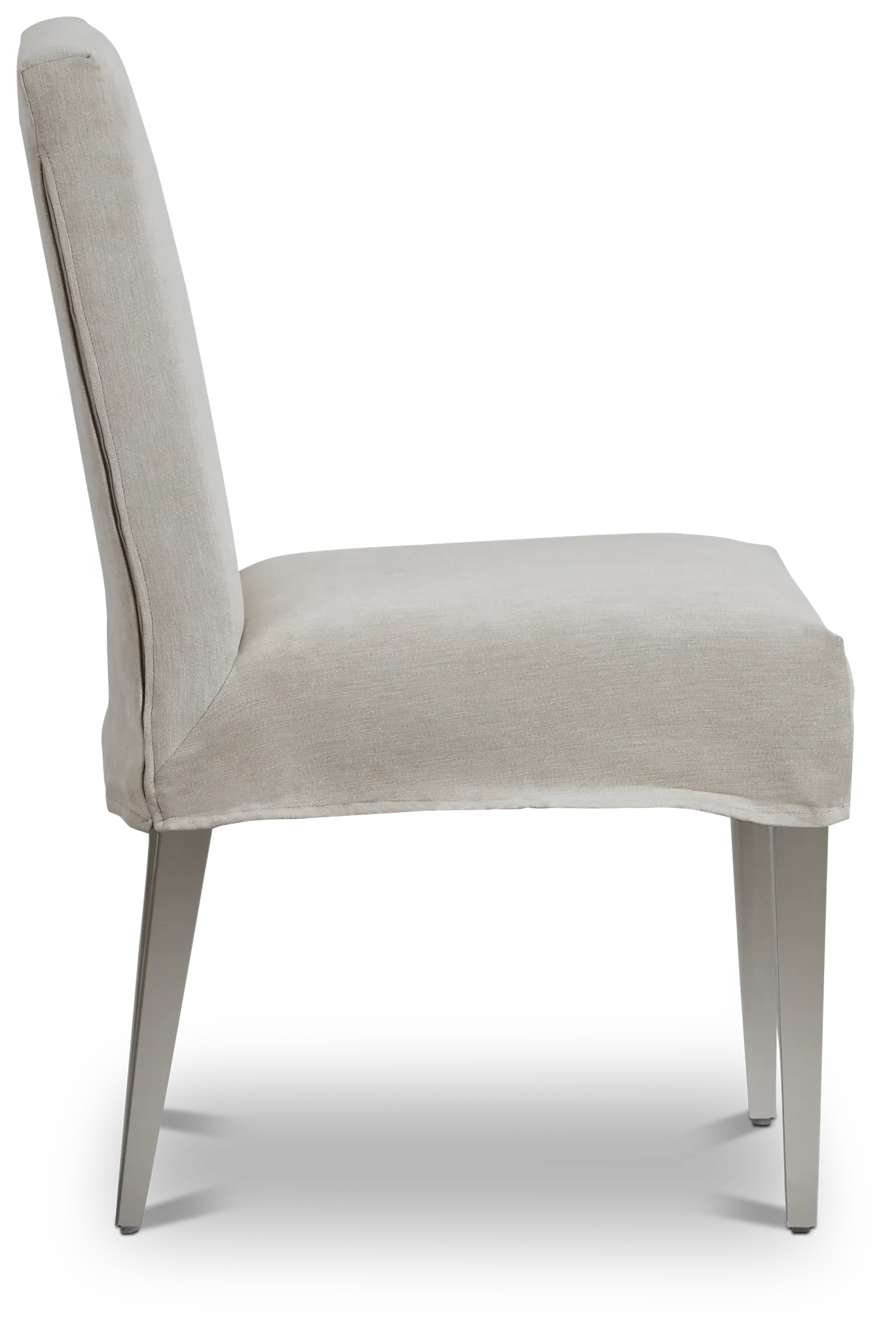 Jett Gray Slipcover Side Chair