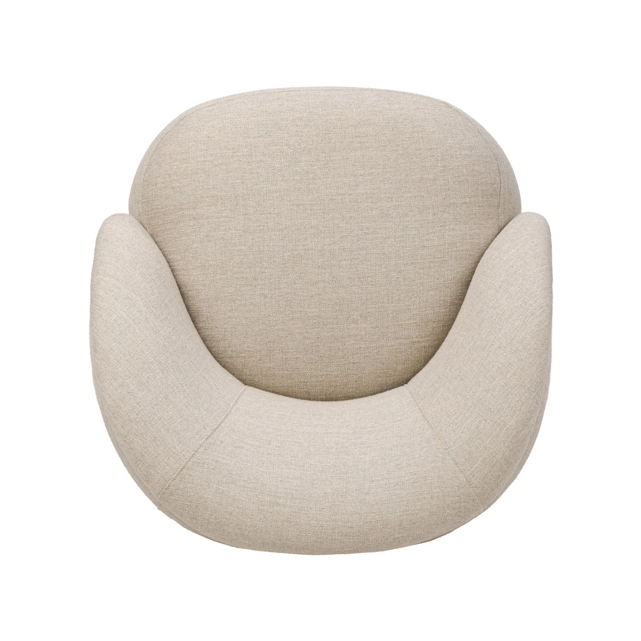 Four Hands Corin Taupe Fabric Swivel Accent Chair