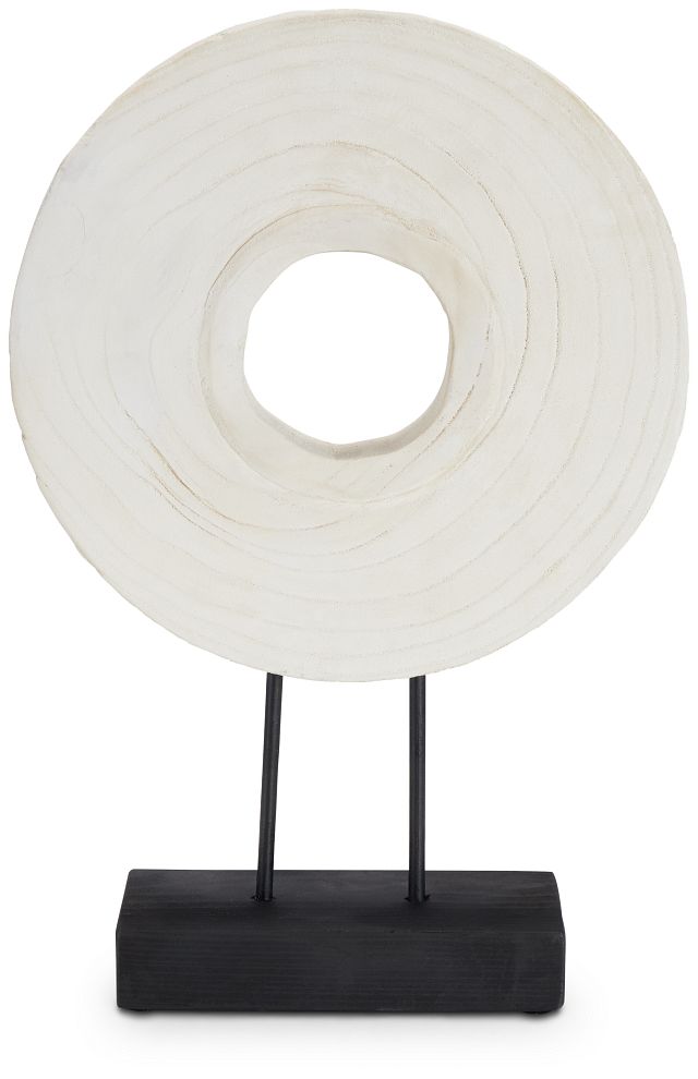 Lucie White 18" Tabletop Accessory