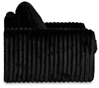 Teddy Black Fabric Oversized Chair