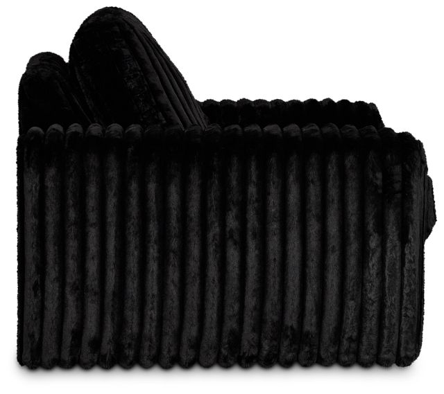 Teddy Black Fabric Oversized Chair