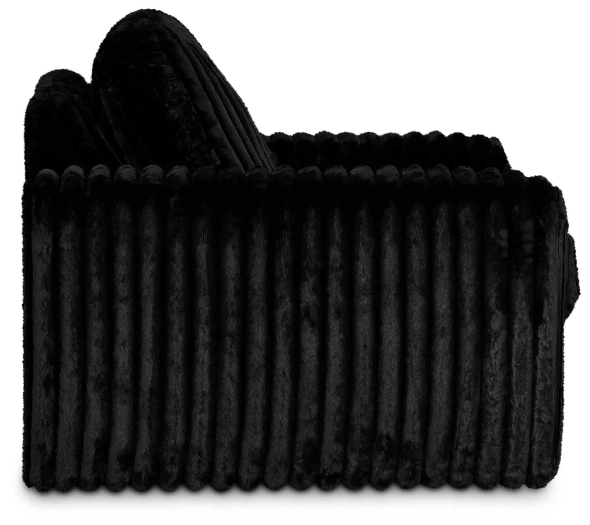 Teddy Black Fabric Oversized Chair Teddy Black Fabric Oversized Chair