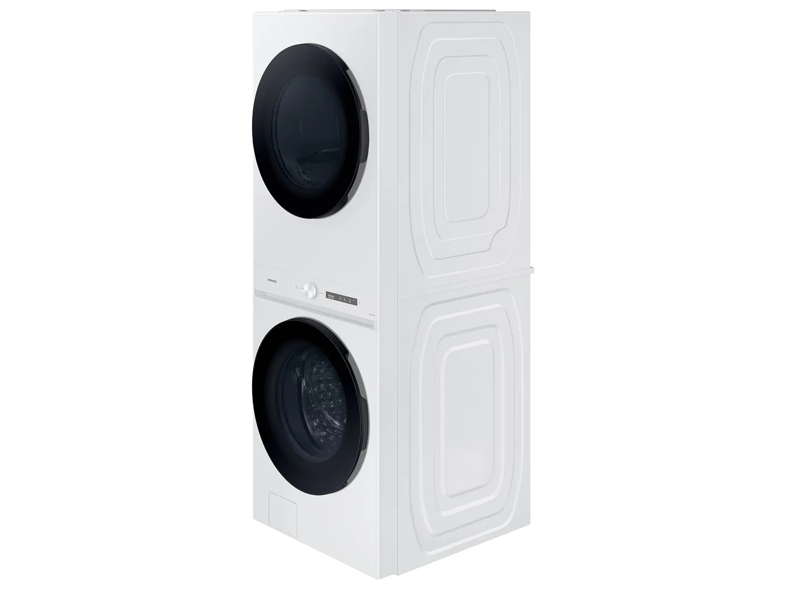 Samsung Bespoke Series White Gas Laundry Center