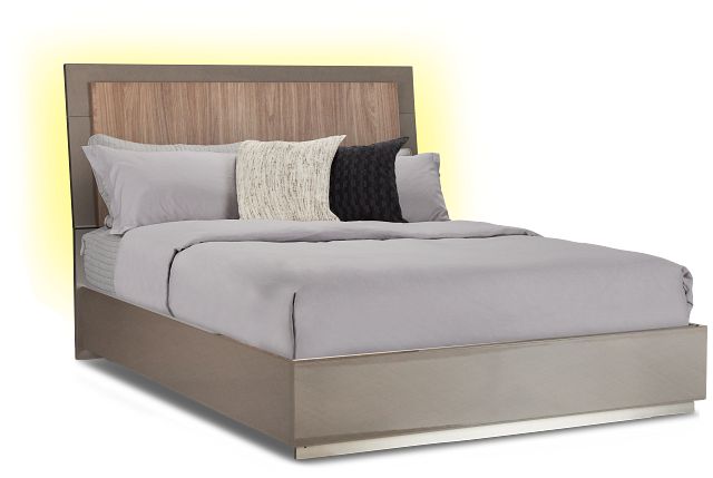 Palermo Two-tone Platform Bed