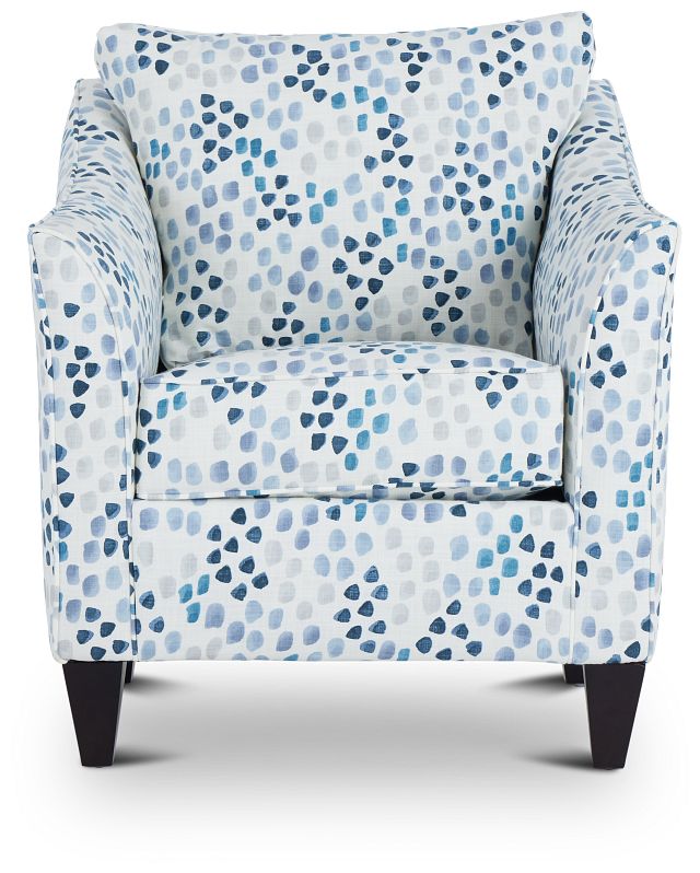 Pfeifer Blue Fabric Accent Chair