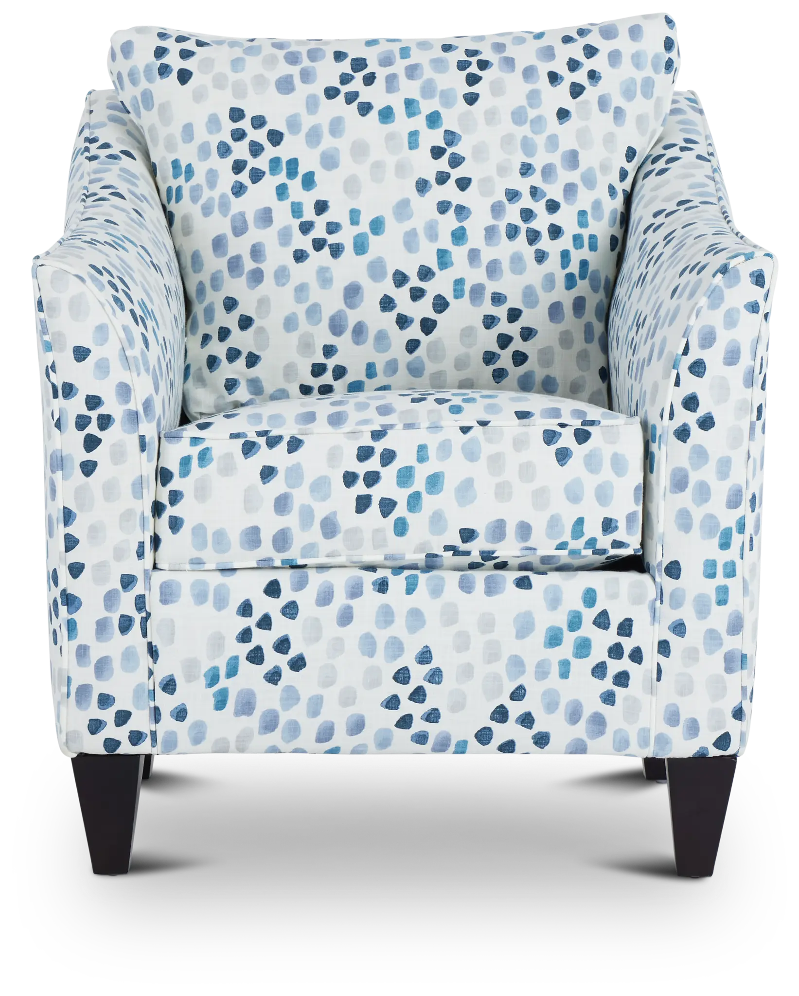 Pfeifer Blue Fabric Accent Chair Pfeifer Blue Fabric Accent Chair