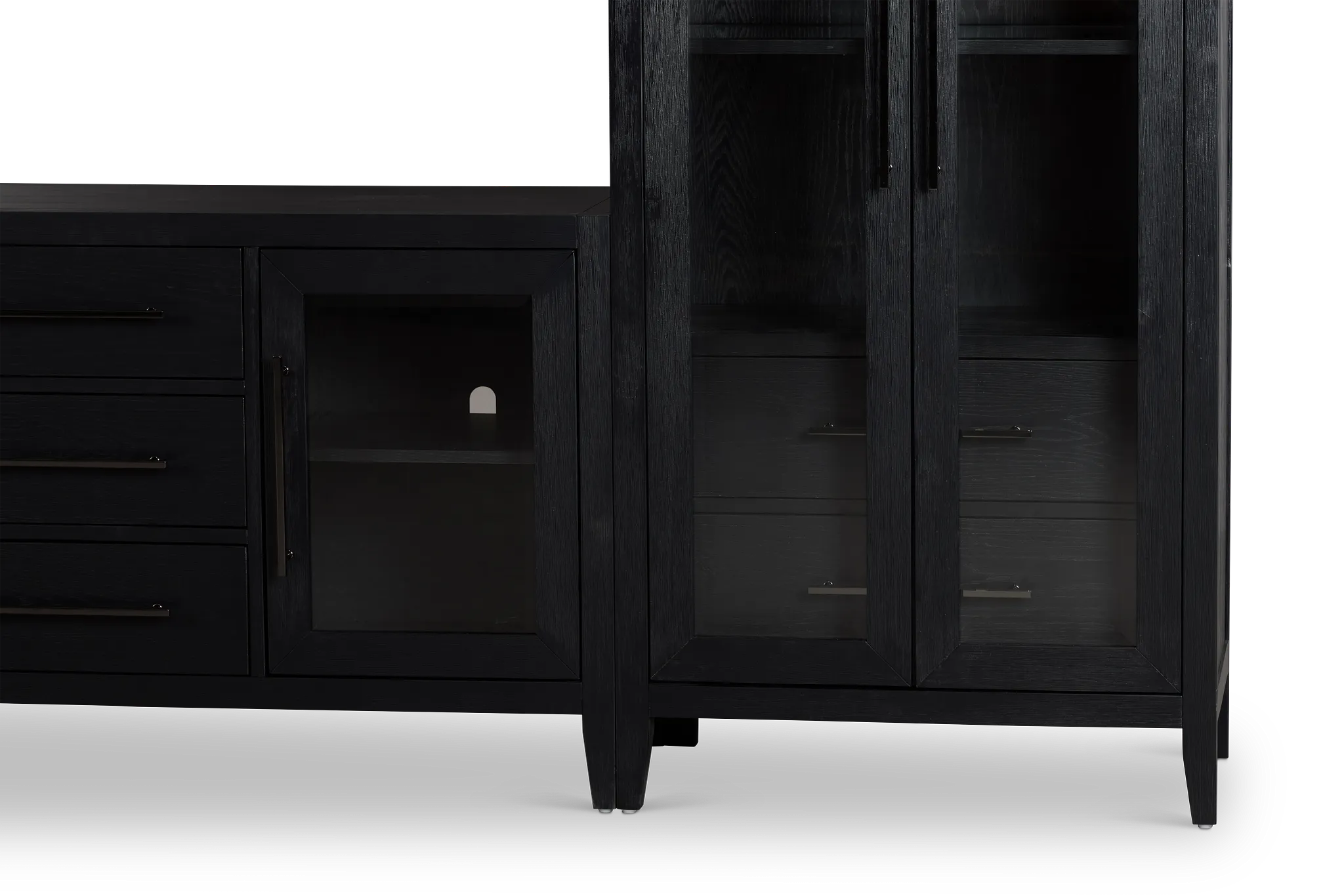 Alden Black 60" Entertainment Wall