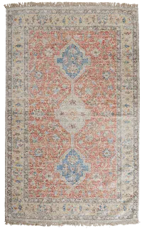 Malibu Orange 5x8 Area Rug