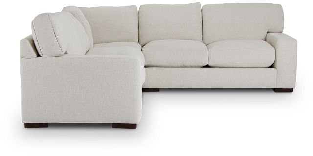 Veronica White Down Small Two-arm Sectional