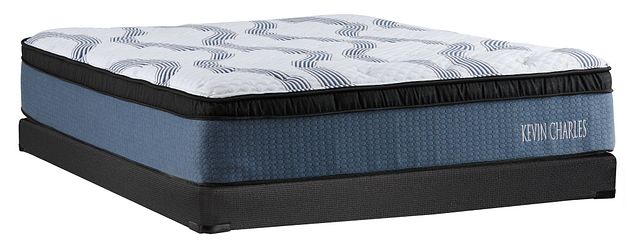 Kevin Charles Sebastian Plush Euro Top Low-profile Mattress Set