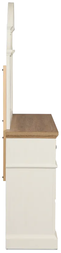 Charlotte Two-tone Dresser & Mirror