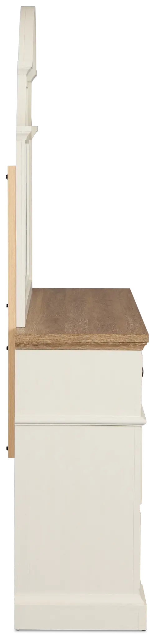 Charlotte Two-tone Dresser & Mirror Charlotte Two-tone Dresser & Mirror