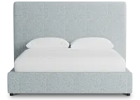 Grayton Natural Beauty Light Blue 54" Upholstered Platform Bed