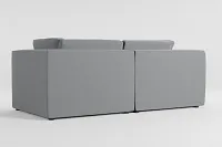 Destin Revenue Beige Fabric 2-piece Modular Sofa