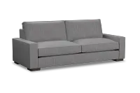 Edgewater Revenue Gray 96" Sofa W/ 2 Cushions
