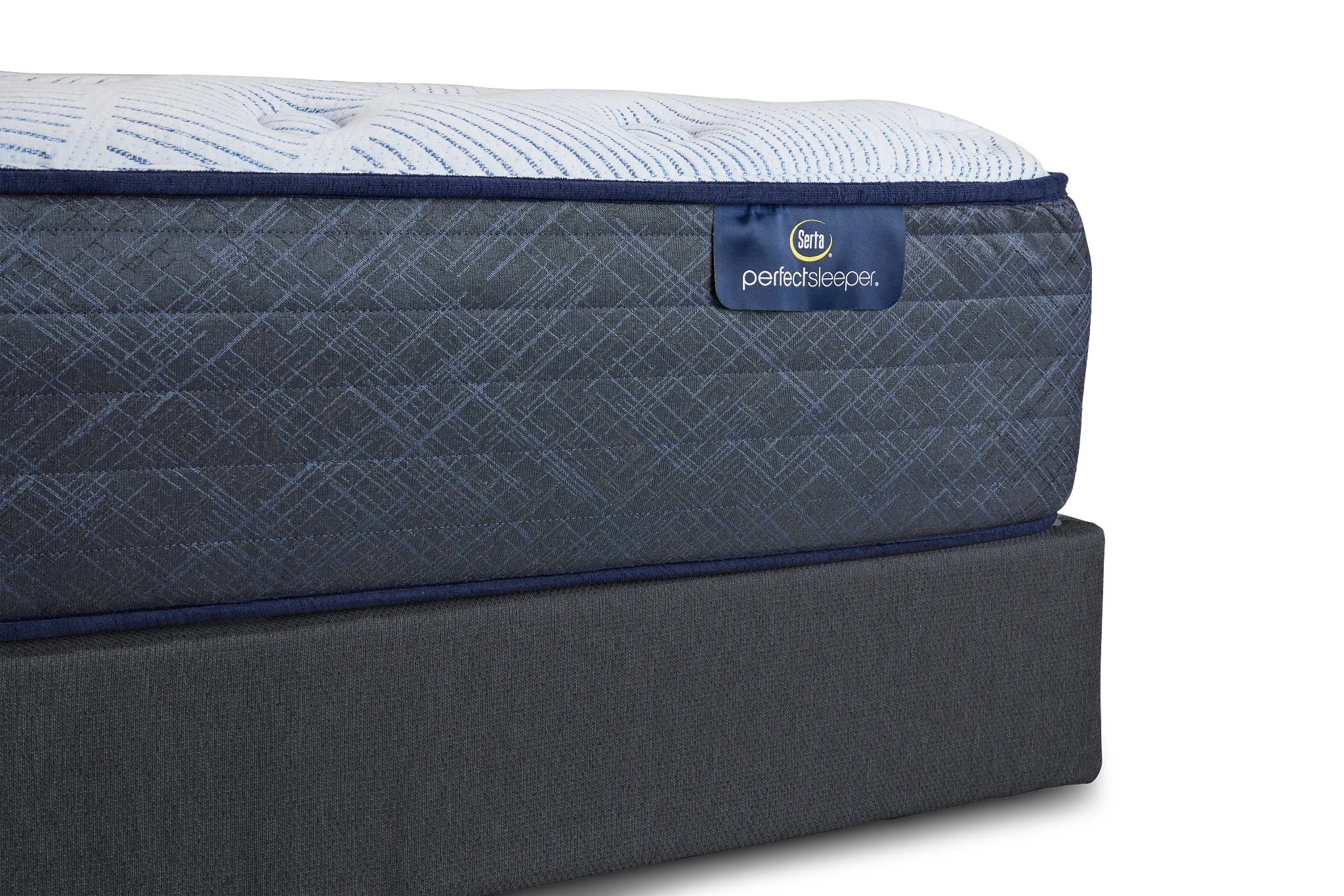 Serta Perfect Sleeper Blue Lagoon Nights Plush Mattress Set