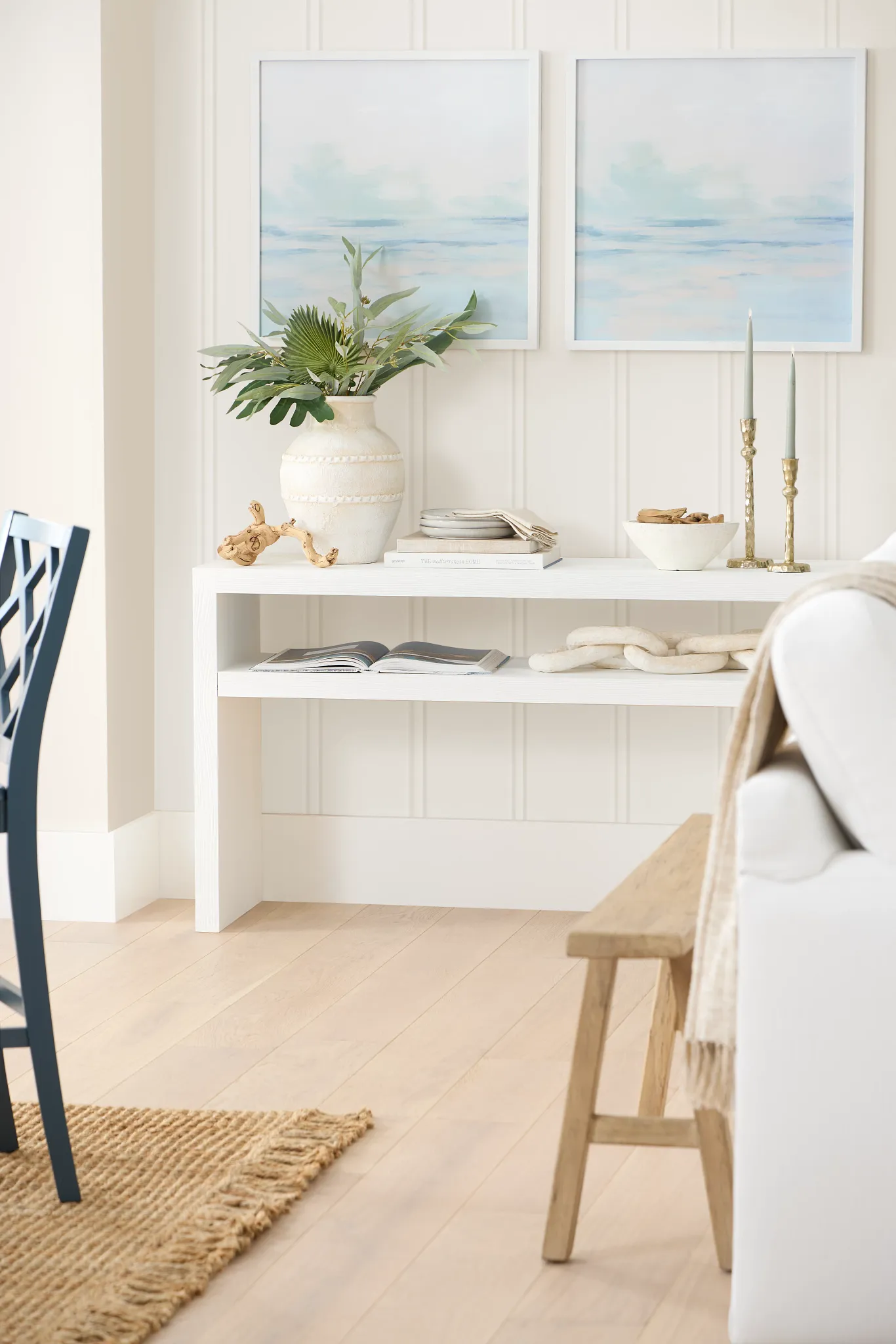 Nantucket White Pine Console Table