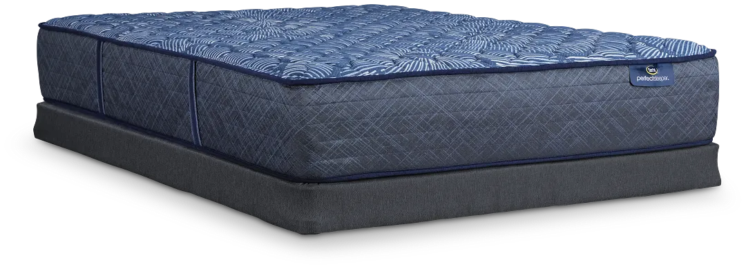 Serta Perfect Sleeper Cobalt Calm Extra Firm Low-profile Mattress Set