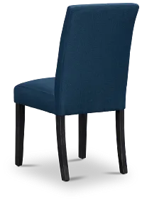 Dublin Navy Dark Tone Upholstered Side Chair