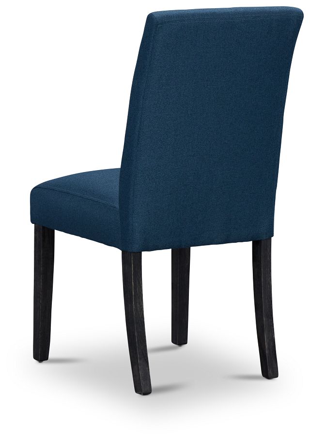 Dublin Navy Dark Tone Upholstered Side Chair