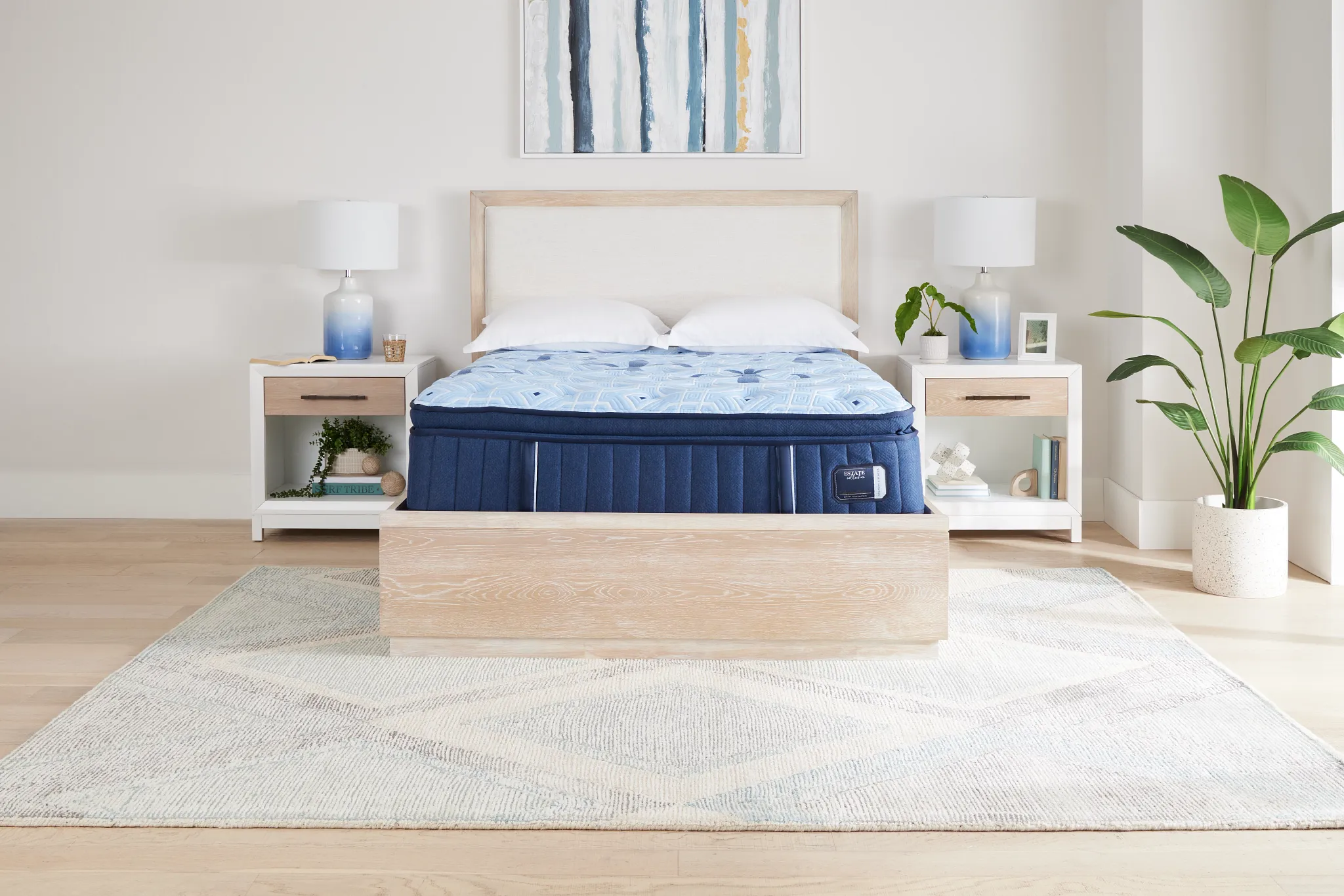 Stearns & Foster Estate Soft 15" Euro Pillow Top Mattress