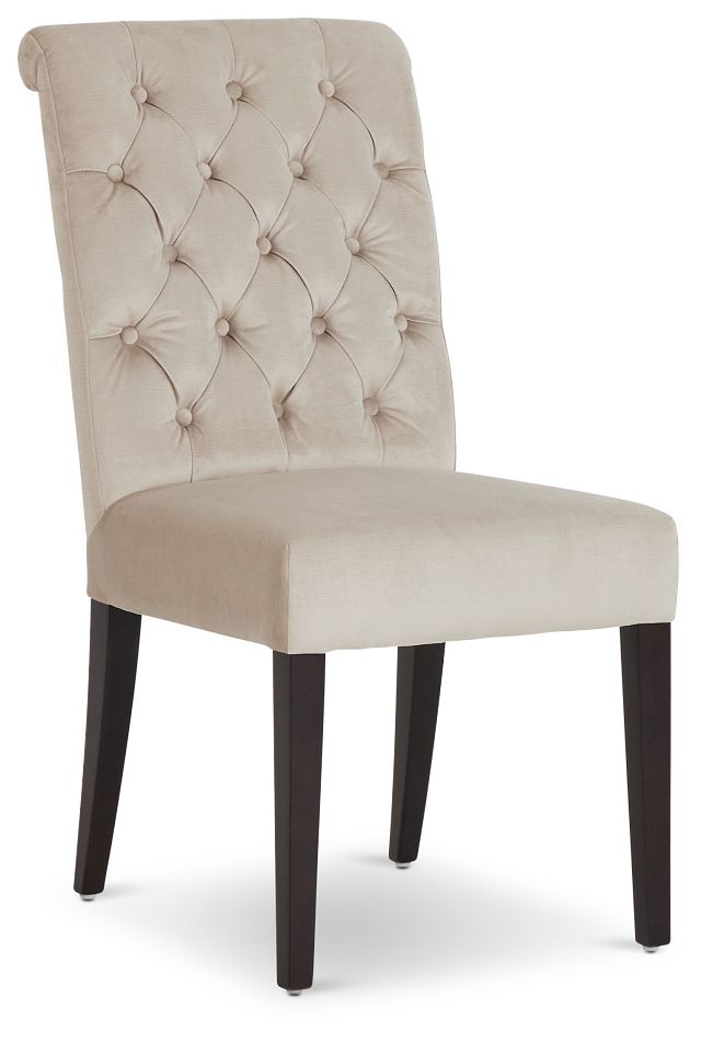 Sloane Light Beige Upholstered Side Chair (2)
