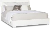 Modena White Platform Bed