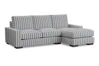 Edgewater Sea Lane Dark Blue Right Chaise Sectional