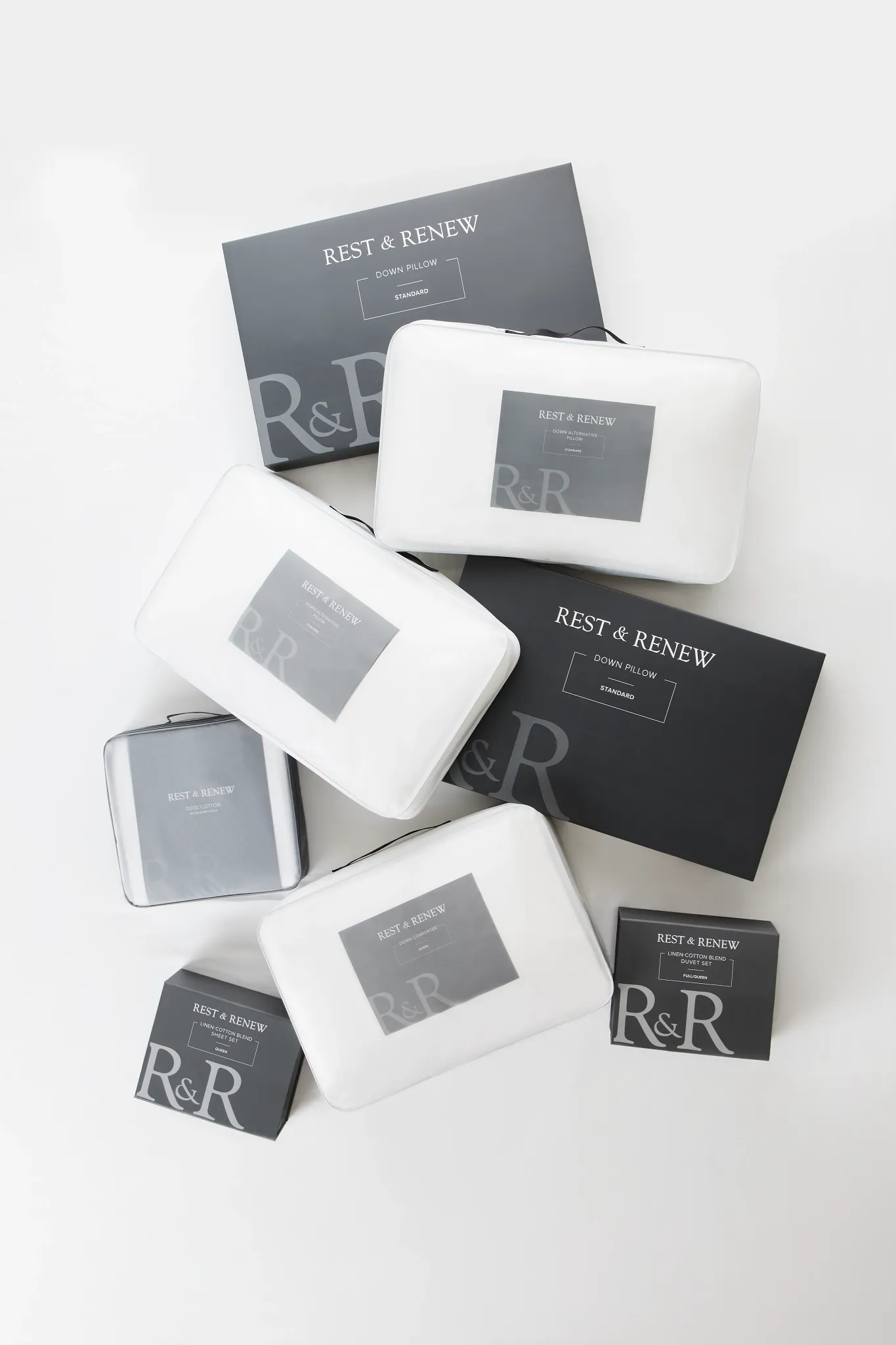 Rest & Renew Linen Blend Ivory Duvet Set