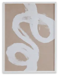 Ferdi White Framed Wall Art