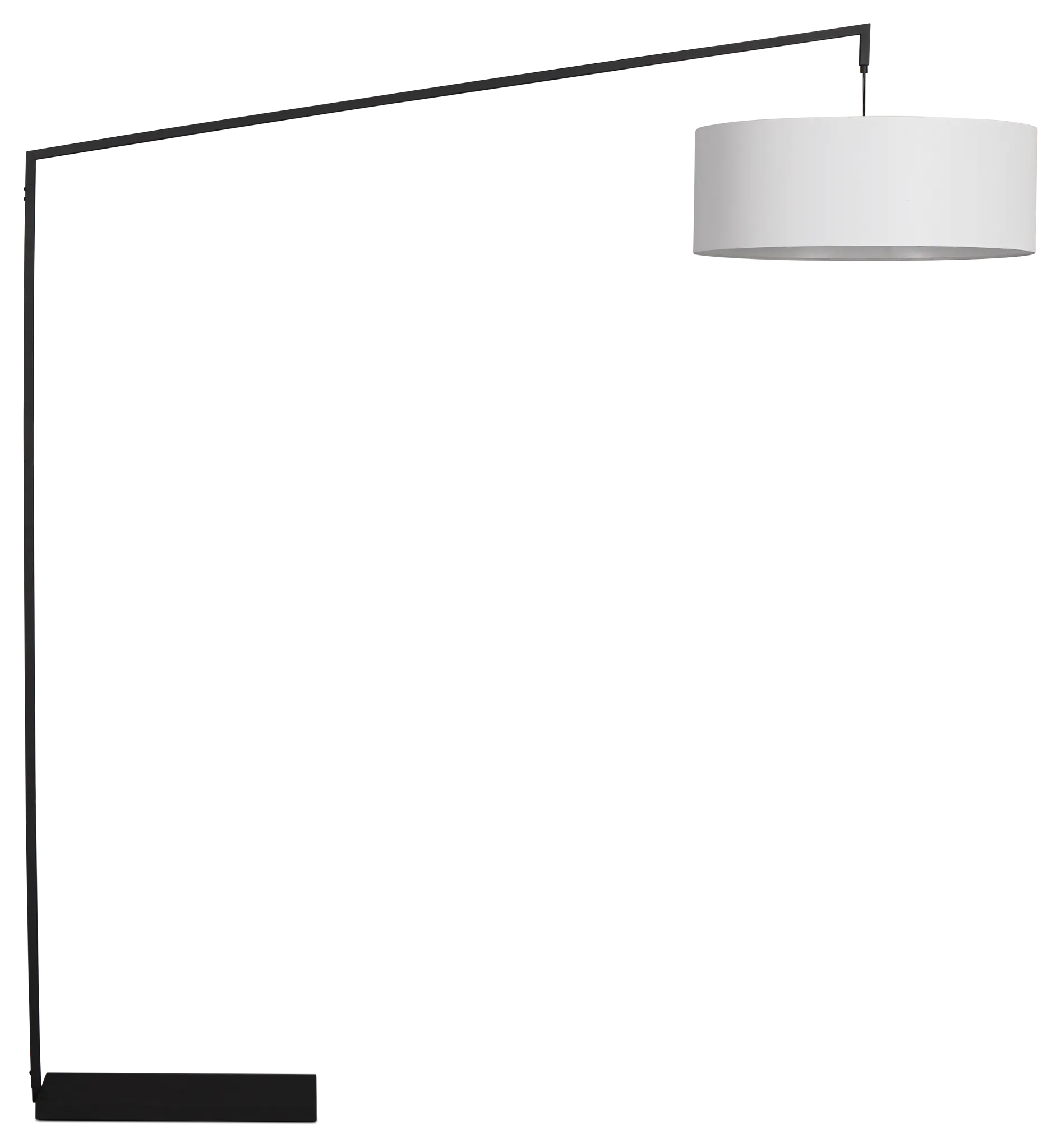 Talia Black Metal Floor Lamp