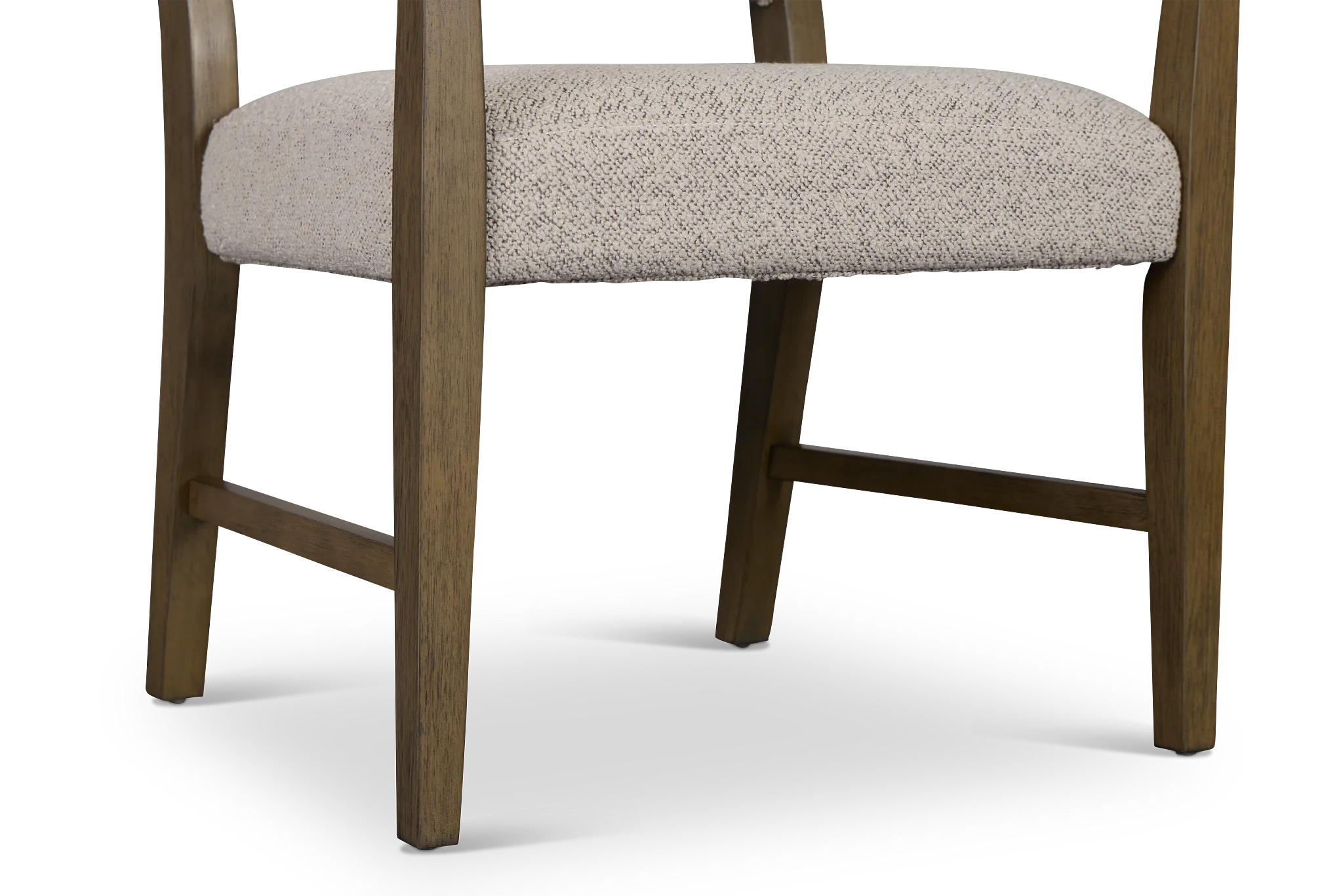 Vance Light Tone Upholstered Arm Chair