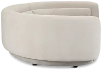 Presley Light Gray Fabric 3-piece Modular Sectional