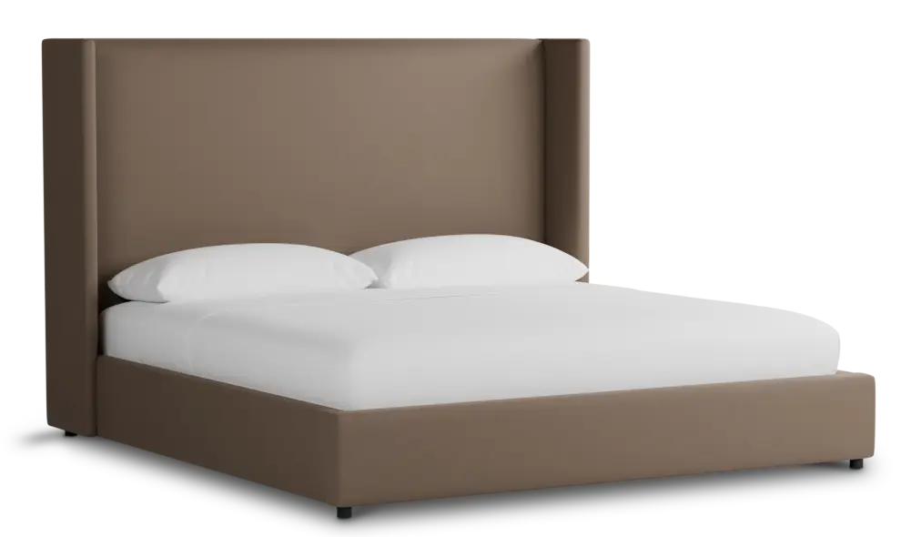 Captiva Joya Beige 60" Upholstered Shelter Bed Captiva Joya Beige 60" Upholstered Shelter Bed